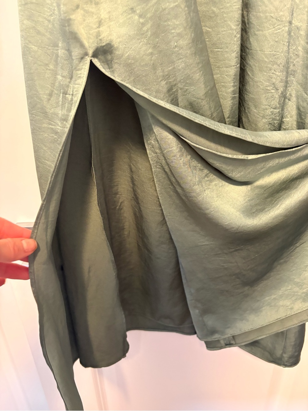 Wilfred Green Slip Midi Dress - Picture 9 of 10
